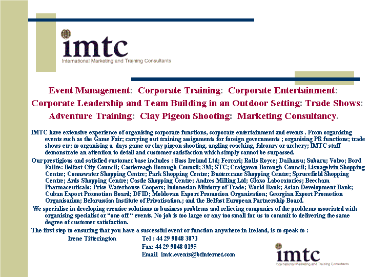 International Marketing and Training Consultants