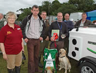 Richard Johnston winner of the Trailer at last year's Fair